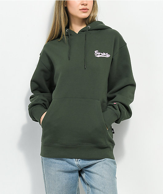 BTS Varsity With Love Green Purple Hoodie