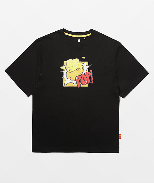 BTS x McDonald's Melting Black T-Shirt | Zumiez