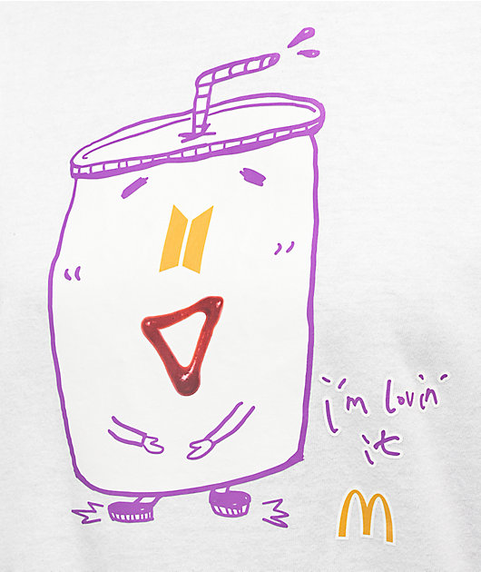 BTS x McDonald's Saucy Jin Saucy White T-Shirt