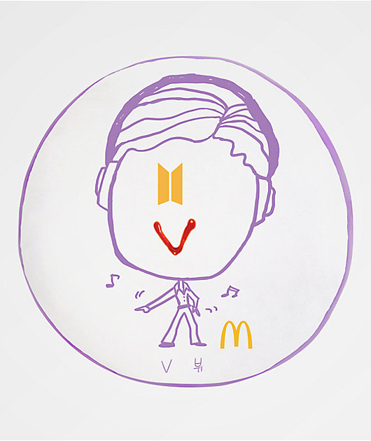 BTS マクドナルド クッション V ブイ テテ BTS x McDonald's V Saucy Cushion | Zumiez