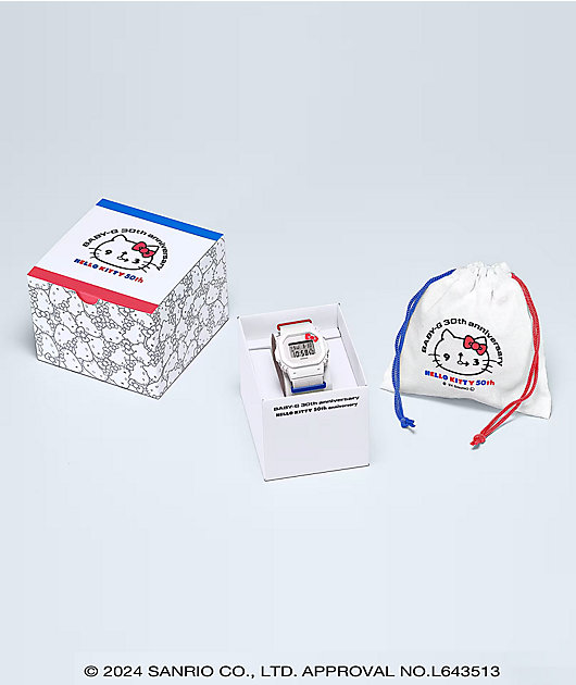 Baby-G x Hello Kitty BGD565KT-7 White Digital Watch | Zumiez
