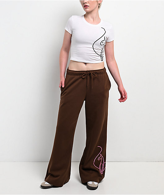 Baby Phat Big Cat White Crop T-Shirt