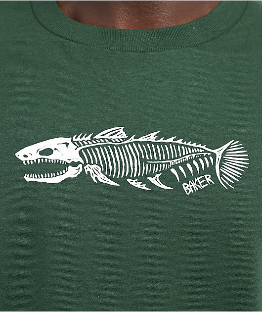 Baker Fish Sticks Frost Green T-Shirt | Zumiez