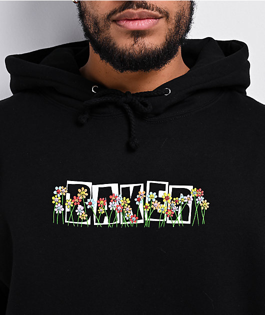 Baker Floral Logo Black Hoodie Zumiez