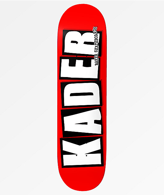 agenda Aardrijkskunde Andes Baker Kader Logo 8.0" Skateboard Deck | Zumiez
