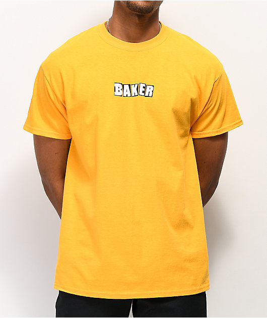 Baker Logo Gold T-Shirt | Zumiez