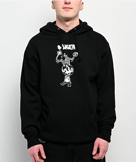Baker World Crusher Black Hoodie