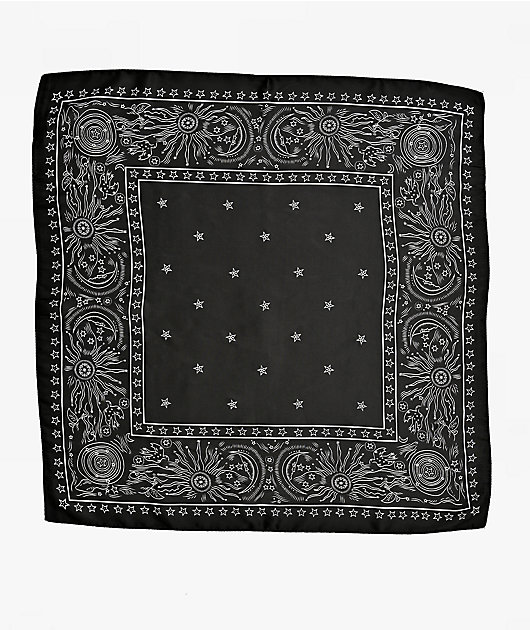 Bandana Black Head Scarf