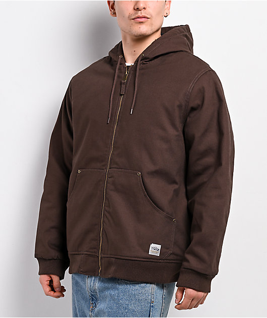 Bass Creek Outfitters Quilted Brown Canvas Jacket