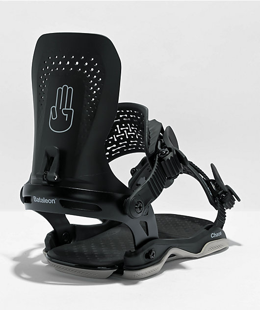 Bataleon Chaos Asymwrap Black Snowboard Bindings 2023 | Zumiez