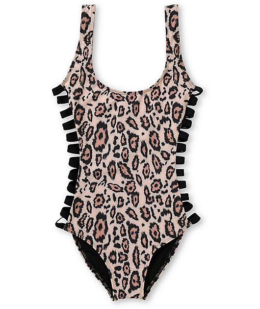 cheetah print one piece