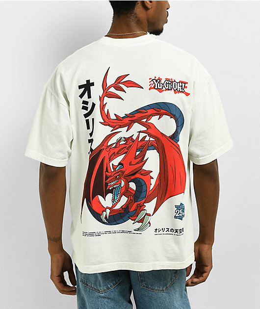 Bear Walker x Yu-Gi-Oh! Slifer The Sky Dragon White T-Shirt | Zumiez