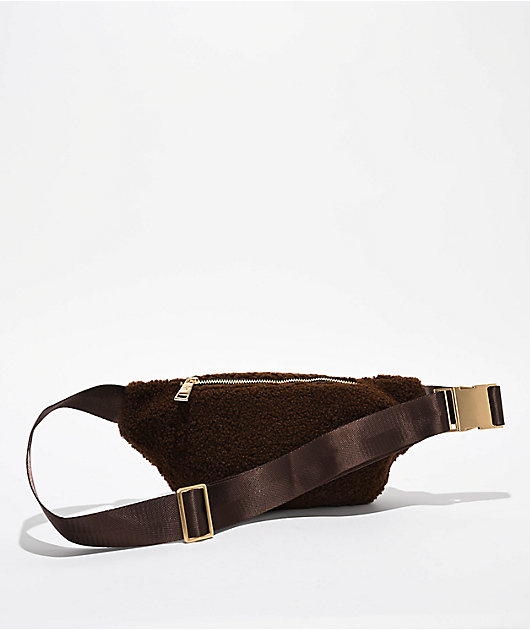 Bearpaw Sherpa Brown Fanny Pack