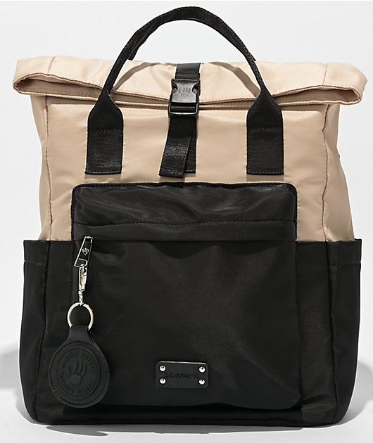 Bearpaw Small Flap Top Mauve Tote Backpack