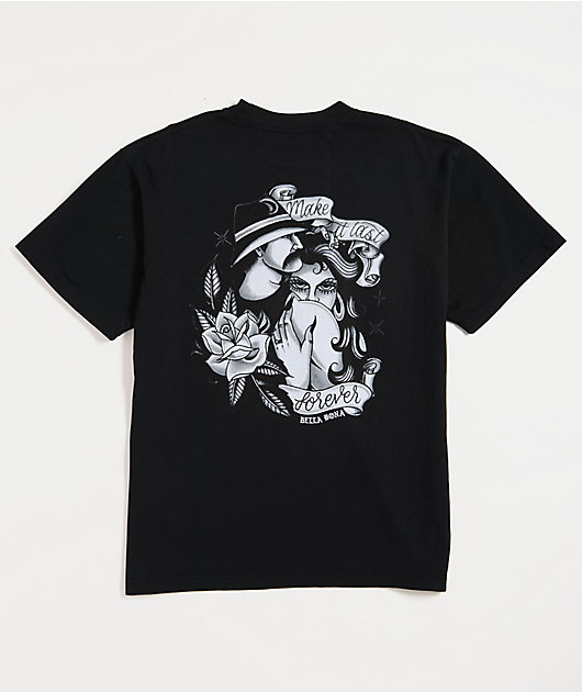 Bella Dona Make It Last Black T-Shirt