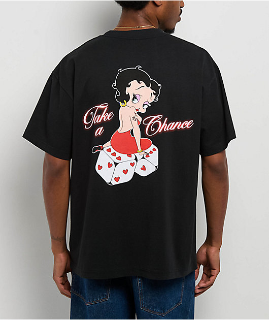 Bella Dona x Betty Boop Take Your Chances Black T-Shirt | Zumiez