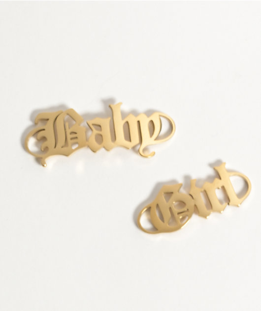 Bella Donna Baby Girl Gold Shoe Charms