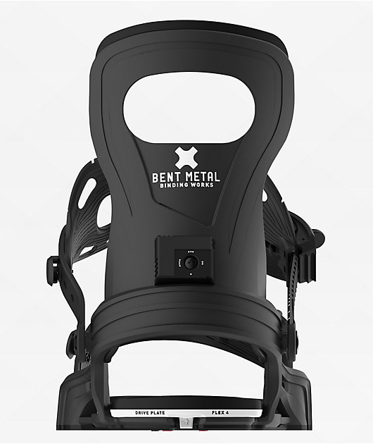 Bent Metal Bolt Black Snowboard Bindings 2025
