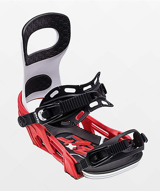 Bent Metal Bolt Red Snowboard Bindings 2024