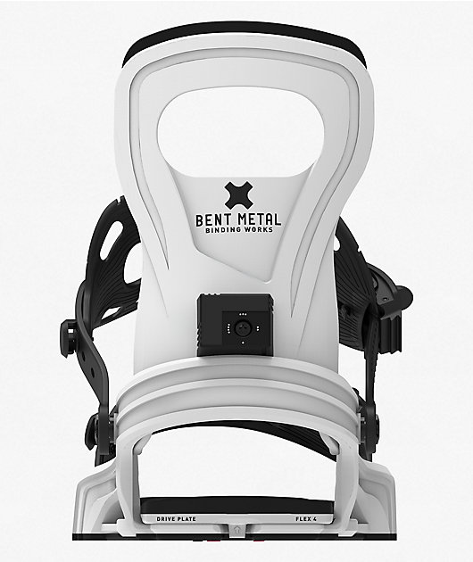 Bent Metal Bolt White Snowboard Bindings 2027