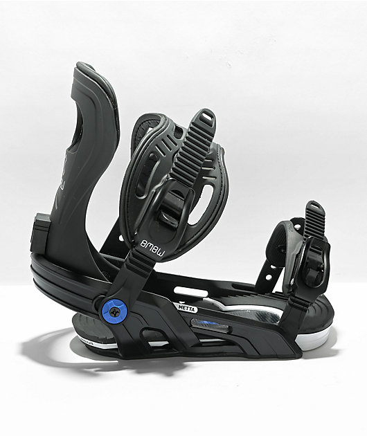 Bent Metal Women's Metta Black Snowboard Bindings 2023