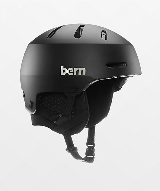 Bern Macon 2.0 Matte Black Snowboard Helmet
