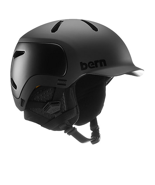 Bern Watts 8-Tracks Black Snowboard Helmet | Zumiez