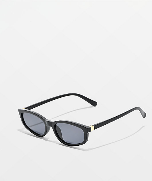 Bethany Black Mini Sunglasses