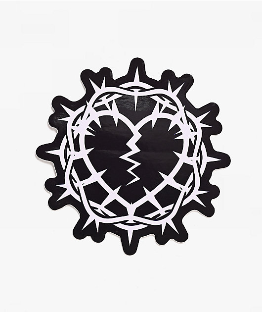 Beverly Hills Broken Hearts Heart Wreath Sticker