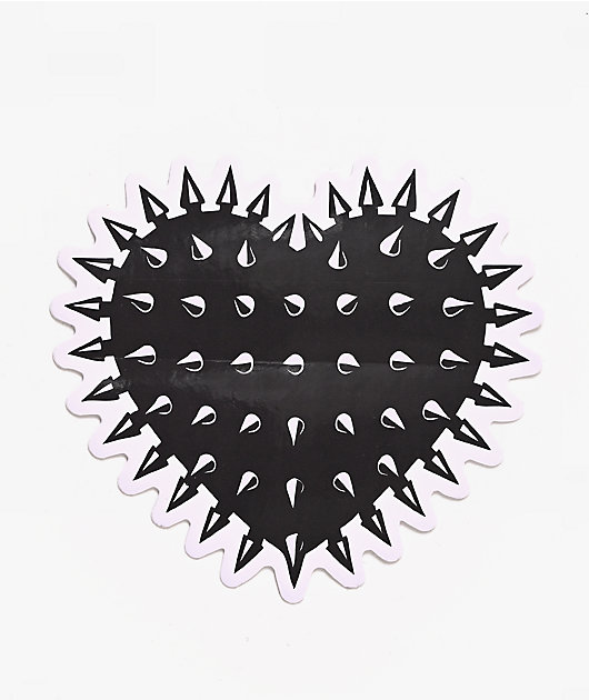 Beverly Hills Broken Hearts Studded Heart Sticker