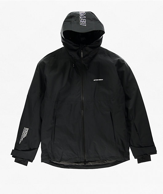 Beyond Medals Full Zip Black 15K Snowboard Jacket