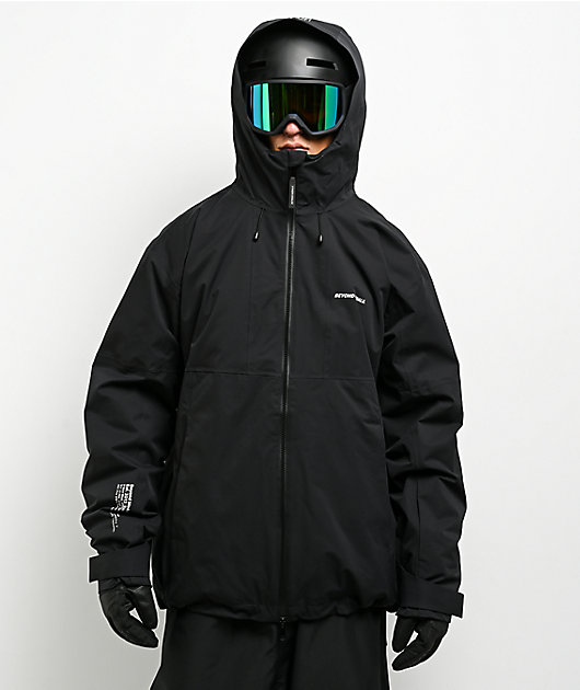 Beyond Medals Full Zip Black 15K Snowboard Jacket