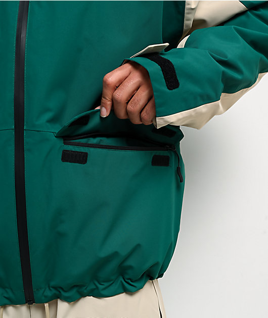 Beyond Medals Nostalgia Green 15K Snowboard Jacket | Zumiez