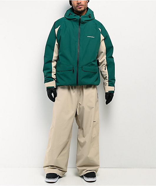 Beyond Medals Park Beige 15K Baggy Snowboard Pants | Zumiez