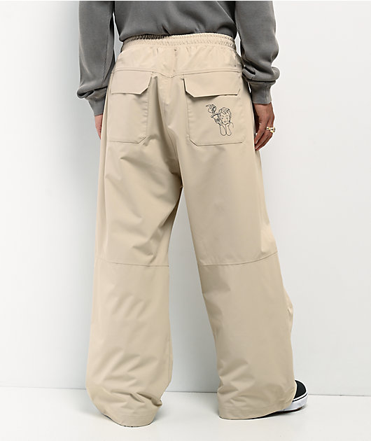 Beyond Medals Park Beige 15K Baggy Snowboard Pants | Zumiez
