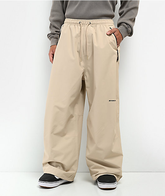 Beyond Medals Park Beige 15K Baggy Snowboard Pants | Zumiez