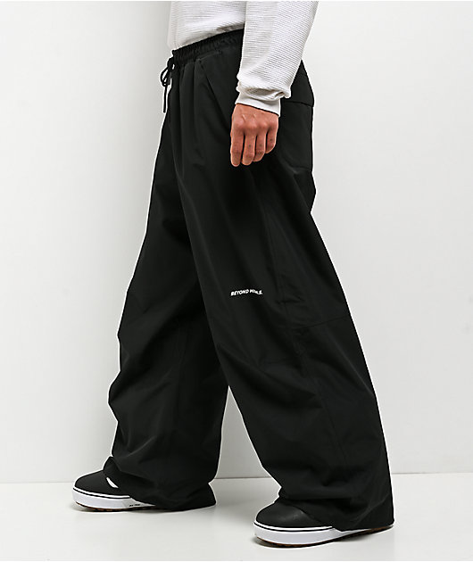 Beyond Medals Park Black 15K Baggy Snowboard Pants
