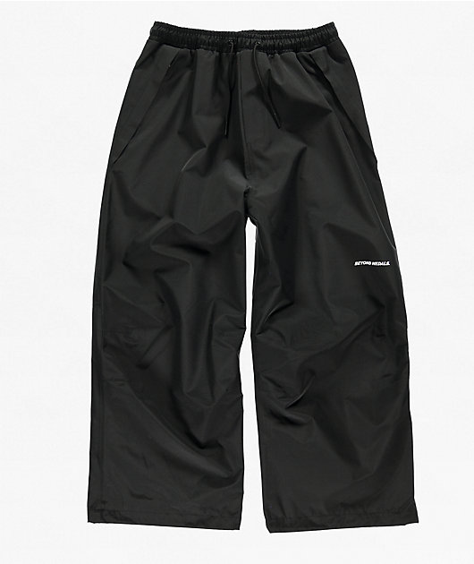 Beyond Medals Park Black 15K Baggy Snowboard Pants