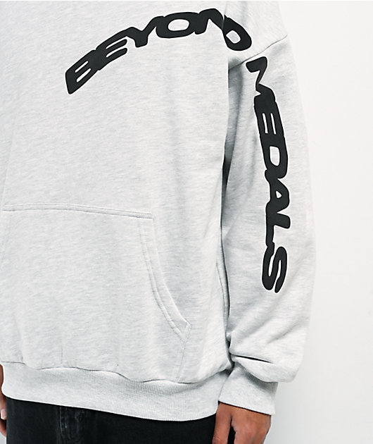 Beyond Medals Puff Grey Hoodie