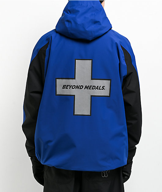Beyond Medals Retro Anorak 2L Blue 15K Snowboard Jacket | Zumiez