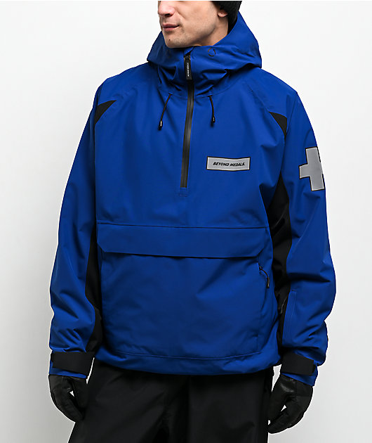 Beyond Medals Retro Anorak 2L Blue 15K Snowboard Jacket | Zumiez