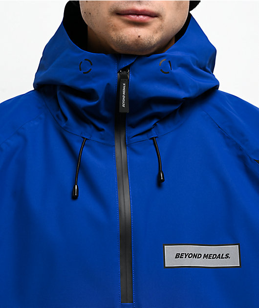 Beyond Medals Retro Anorak 2L Blue 15K Snowboard Jacket | Zumiez