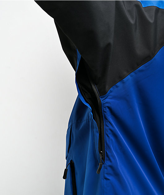 Beyond Medals Retro Anorak 2L Blue 15K Snowboard Jacket