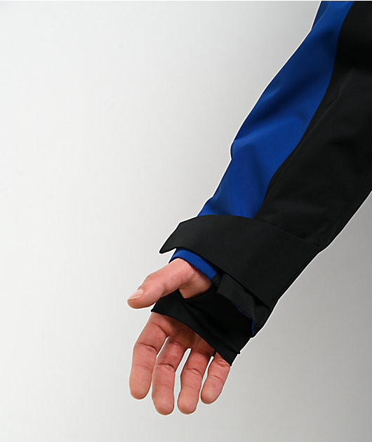 Beyond Medals Retro Anorak 2L Blue 15K Snowboard Jacket