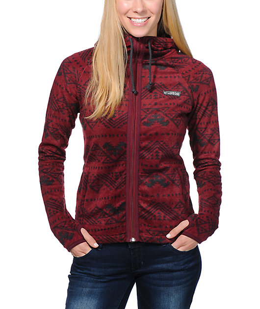 tribal fleece jacket