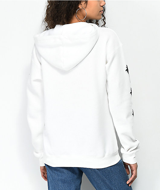 billabong white hoodie