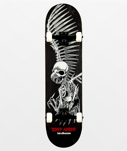 Skateboard Complet Birdhouse Pro Hawk Spiral - Planche 8.0 Pouces, Couleur Rouge - Neuf Dans Son Packaging