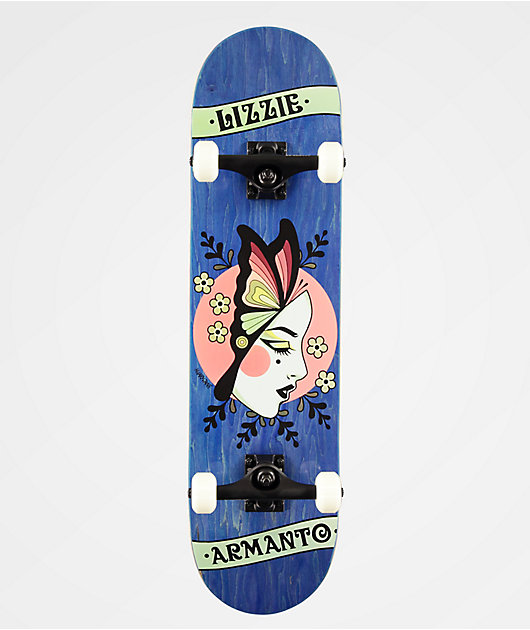 landing Bruise somewhat Birdhouse Lizzie Butterfly 8.0" Skateboard Complete