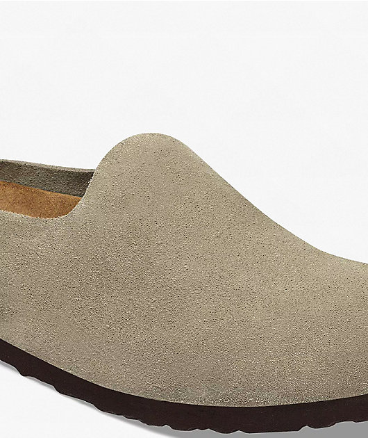 Birkenstock Amsterdam Wrapped Soft Footbed Taupe Clogs