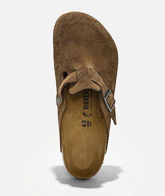 Birkenstock Boston Dark Tea Clogs